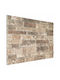 Vidaxl Panouri Decorative 3d 10 Bucăți Multicolor 100 X 50 Cm Spumă Eps