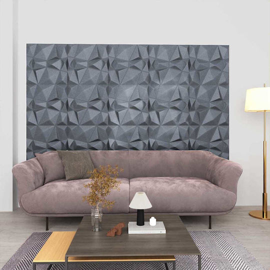 Vidaxl Wall Panels 48 Pieces Diamond Grey 50 X 50 Cm Polystyrene XPS