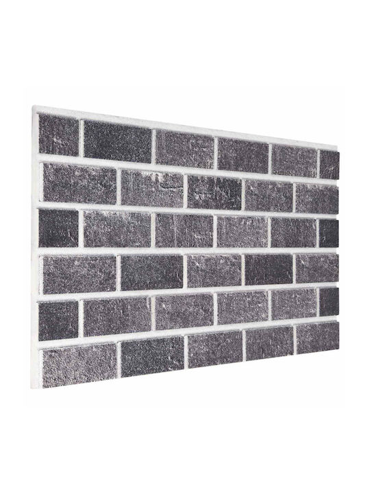 Vidaxl Πάνελ Τοίχου 10 Pcs Μαύρο Γκρι 100 X 50 Cm Αφρός Eps