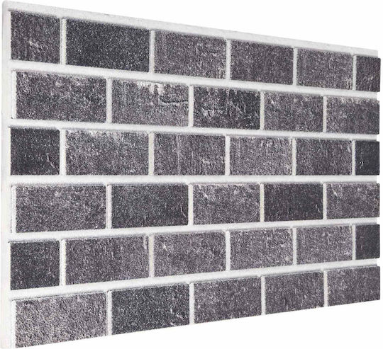 Vidaxl Panouri Decorative 3d 10 Bucăți Negru Gri 100 X 50 Cm Spumă Eps