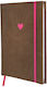 Lulubug Notizbuch A5 Bullet Journal Braun