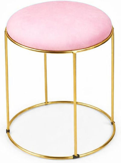 Gold-Rosa Wohnzimmerhocker