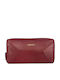 Leder Damenbrieftasche mit RFID Rot