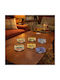 Glass Cigarette Ashtray 10.5x4cm Retro Motorcycle 6 Pieces Forhome 55640 Home
