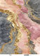 Decoupage Maja's Memories 30x42cm Geode Rosa-Grau