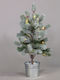 Aca Decorative Tree Pine Tree Snowy Pine Cones 28 Led Warm White Battery 3xAA Ip20 Φ12.5x550mm-x1028114