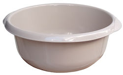 Nektarplast Round Basin 30x30x12cm Capacity 4L Beige