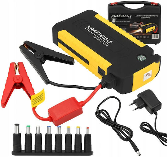 Kraft & Dele Starter Portabil Baterie Auto cu Banca de Alimentare USB Obiectiv