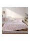 Nef-Nef Homeware Dreamel Σετ Σεντόνια Ημίδιπλα 180x200εκ. Ροζ (4τμχ)