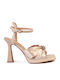 Leder Damen Sandalen Beige