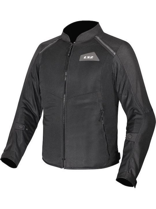 LS2 Breeze Sommer Männer Reitjacke Motorrad Schwarz