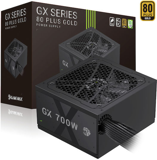 GameMax GX 700GF 700W Μαύρο Τροφοδοτικό Υπολογιστή Full Modular 80 Plus Gold