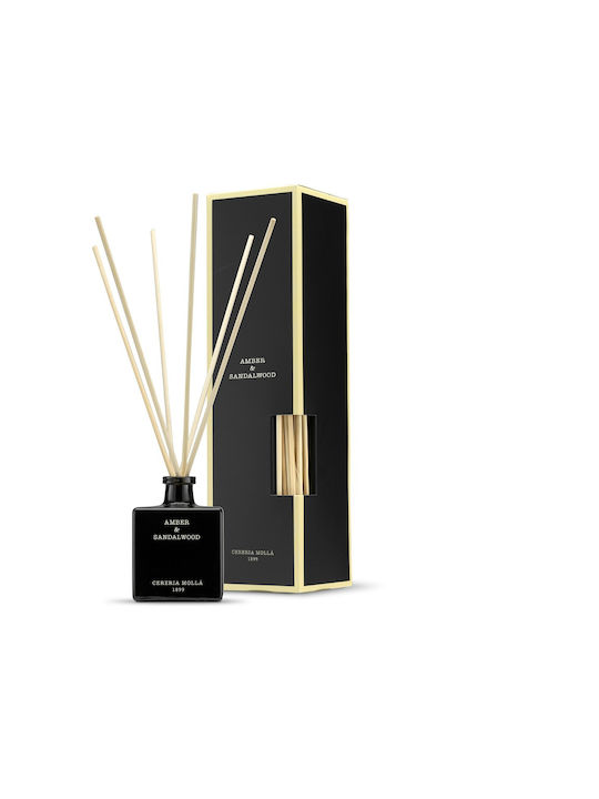 Cereria Molla Αρωματικό Χώρου Sticks 100 Ml I Amber & Sandalwood