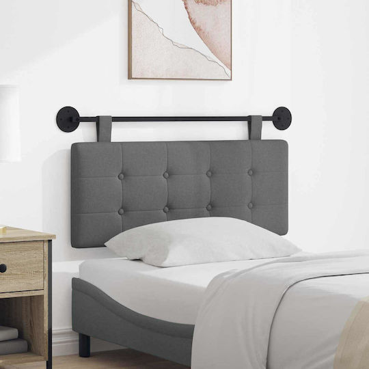 vidaXL Fabric Bed Headboard Pillow Beige 110x55cm