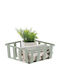 Green Storage Basket 18x18x7.5cm