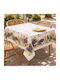 My Home Luxury Stain Resistant Multicolour Tablecloth 140x180cm