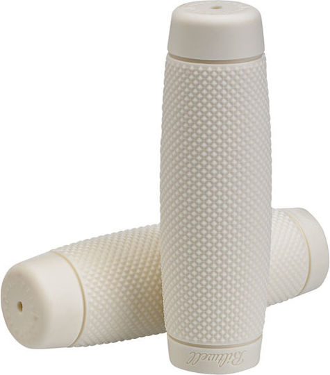 Biltwell Χειρολαβές Grips Μοτοσυκλέτας Harley Davidson 7/8" Tpv Grips Recoil White
