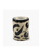 Round Side Table Black 27x27x34 cm