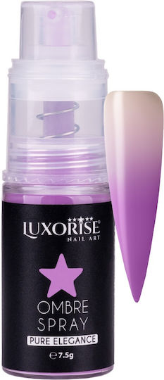 Ombre Spray Nail Art Luxorise Eleganță Pură Violet