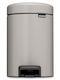 Brabantia Πλαστικό Καλαθάκι Μπάνιου 3lt Γκρι