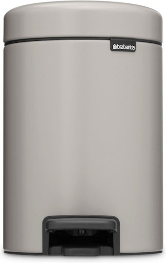 Brabantia Plastic Bathroom Bin 3l Gray