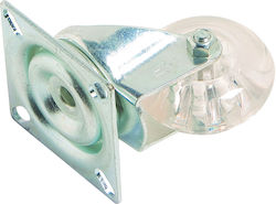 Lux Tools Ροδάκι Επίπλου Πολυπροπυλένιου Μαλακό 5x2cm