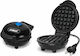 Andowl Mini Waffeleisen Für Runde Waffeln 350W