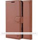 Techsuit Folio Buch Leder / Silikone Braun (Honor Magic8 Pro)
