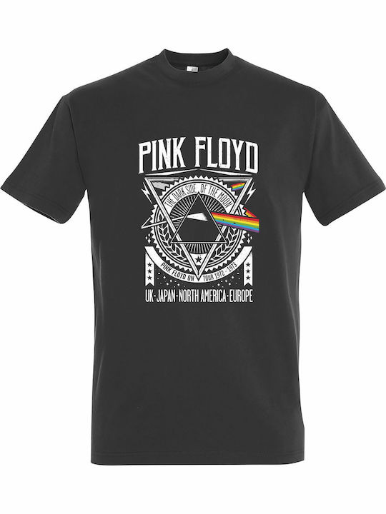 T-shirt Unisex " Pink Floyd On Tour " Dark Grey