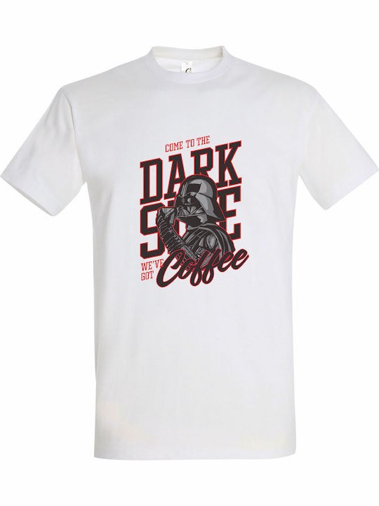 Tricou Unisex Come To Dark Side We Have Coffee ...