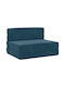 Vielseitiger Sitzsack Kanape Blau 190x100x15cm