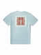 T-shirt Γαλάζιο