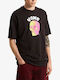 T-shirt Μαύρο