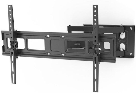 Hama Стойка За Телевизор 220898 Стенен Монтаж Екрани 32" До 85" Vesa До 600x400 До 50кг Регулируема Черна