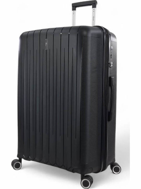 Rain Large Hard Khaki Travel Suitcase With 4 Wh...