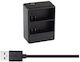 Battery Charger Gopro Hero 3/3+ Dual