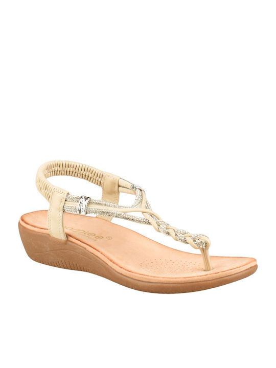 Amarpies Women's Anatomic Beige Sandals