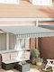 vidaXL Terrace Awning Frame with LEDs 3x2.5m