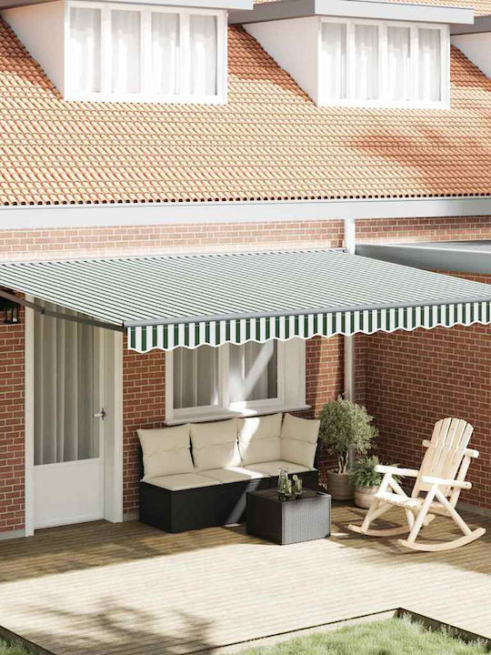 vidaXL Tenda-Rahmen Terrasse mit LEDs 4.5x3m