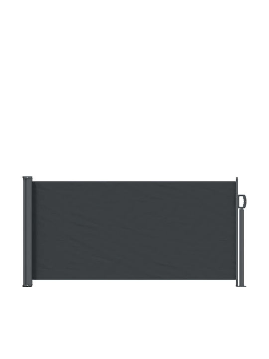 vidaXL Sideway Black Terrace Tent 3x1m