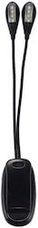 Led Reading Lamp Double Arms 3 X Aaa Er D L