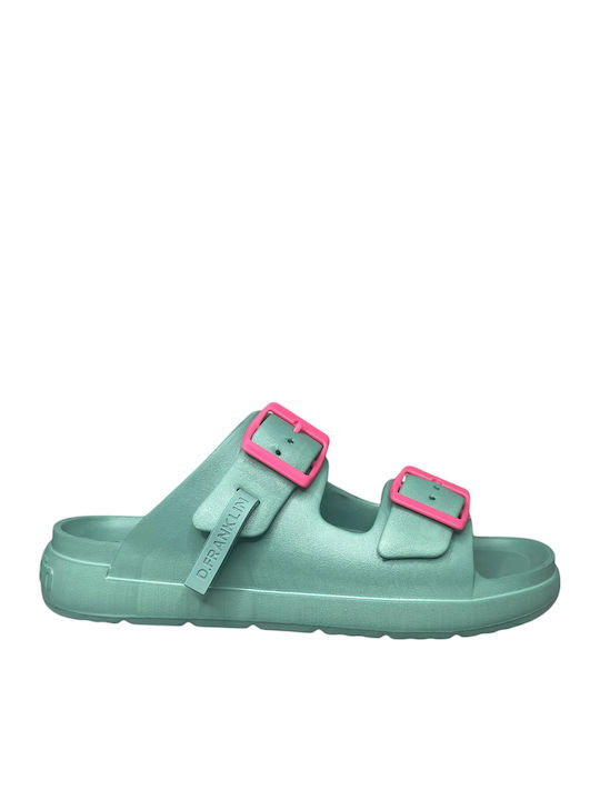Vibe Foam Γυναικεία Σανδάλια Τιρκουάζ