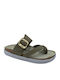 Leather Women's Anatomic Khaki Sandals 49173_6011_VE466_KHAKI
