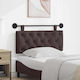 vidaXL Fabric Bed Headboard Cushion Brown 110x55cm