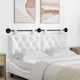 vidaXL Fabric Bed Headboard Cushion White 130x55cm