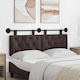 vidaXL Fabric Bed Headboard Cushion Brown 130x55cm