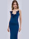 Summer Maxi Dress for Wedding and Christening Blue
