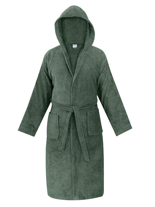 Madi Olia Μπουρνούζι με Κουκούλα Olia Taupe 440gr/m²