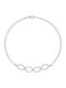 Xryseio Women's Silver Bracelet with Zircon