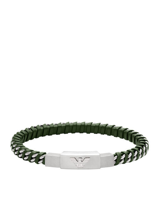 Emporio Armani Мъжка Гривна от Кожа 20см